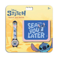 Luna: set orologio digitale e portafoglio Disney Stitch