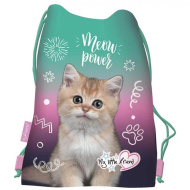 MLF Kitty Party sacca da ginnastica con gatti, sacca sportiva 34x43 cm