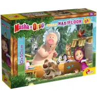 Masha e l’orso bagno puzzle maxi da pavimento 24 pezzi 70x50cm - Lisciani