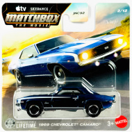 Matchbox A Film: 1969 Chevrolet Camaro macchinina 1/64 - Mattel