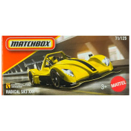 Matchbox: Radical SR3 XXR macchinina 1/64 in scatola di cartone gialla – Mattel