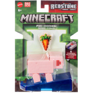 Minecraft: Figura del maiale con accessori - Mattel