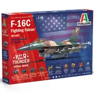 Modellino di aereo da caccia Italeri 1/48 F-16C Fighting Falcon