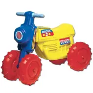 Moto cross a pedali con 4 ruote - D-Toys