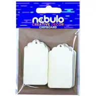 Nebulo: Etichette accompagnatorie in cartoncino, set da 6 pezzi per decorazione
