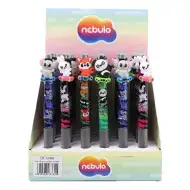 Nebulo: Penna a gel cancellabile con pulsante, Animali su skateboard, vari tipi, 1 pezzo