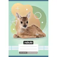 Nebulo: Quaderno a righe per la 1ª classe A5 14-32 con animali - Cerbiatto