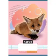 Nebulo: Quaderno a righe per la 1ª classe A5 14-32 con animali - Con volpe
