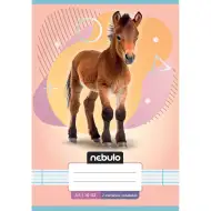 Nebulo: Quaderno a righe per la 2ª classe A5 16-32 con animali - Cavalli