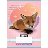 Nebulo: Quaderno a righe per la 2ª classe A5 16-32 con animali - Con volpe