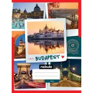Nebulo: Quaderno pinzato liscio formato Budapest 80-32 A/4