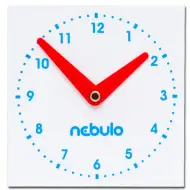 Nebulo: Quadrante di orologio analogico in plastica