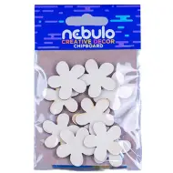 Nebulo: Set di 10 decorazioni in cartone con mini fiori