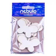 Nebulo: Set di decorazioni in cartone a forma di farfalle, 6 pezzi