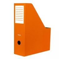 Nebulo: porta documenti pieghevole in cartone 80 mm arancione