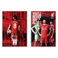 Nebulo: quaderno a spirale Liverpool, quadrettato, 70 fogli, formato A4, 1 pz