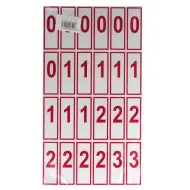 Numero e carta simbolo per la 2-4 classe