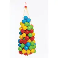 Palline colorate in rete 100 pezzi - D-Toys