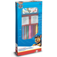 Paw Patrol set creativo con timbri e 9 pennarelli - Multiprint