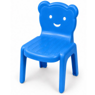 Piccola seggiolina per bambini con faccina sorridente, disponibile in diversi colori, 1 pezzo