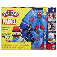Play-Doh: Marvel Avventure eroiche, set di pasta modellabile con 3 personaggi - Hasbro