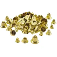 PlayBox: Campanelle decorative dorate confezione da 100 pezzi