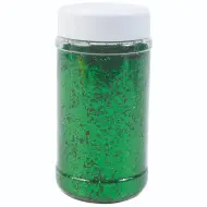 PlayBox: Glitter verde in barattolo da 250 grammi