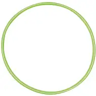 PlayBox: Hula hoop da 80 cm di colore verde