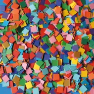 PlayBox: Mosaico di carta in colori di base set da 10000 pezzi 10x10mm