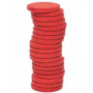 PlayBox: Ricarica di acquerello rosso chiaro disco 30mm 1 pezzo