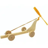 PlayBox: Set di 6 auto in legno fai-da-te con elica