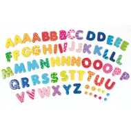PlayBox: Set di 60 lettere colorate magnetiche