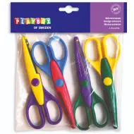 PlayBox: Set di forbici zig-zag 4 pezzi