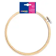 PlayBox: Telaio da ricamo in legno, diametro 20 cm