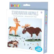 PlayBox: perline termoadesive MIDI da 5 mm, set da 2400 pezzi - Animali della foresta
