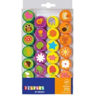 PlayBox: set di timbri da 26 pezzi con motivi diversi