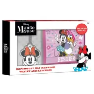 Portafoglio Minnie Mouse con portachiavi confezione regalo