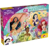 Principesse Disney 2 in 1 puzzle da 24 pezzi e album da colorare 35x25cm - Lisciani