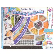 Progetti di gioielli: set fai-da-te per la creazione di gioielli con colori arancioni e oltre 200 perline