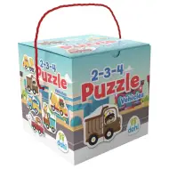 Puzzle da 2-3-4 pezzi - Veicoli