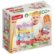 Quercetti: Migoga Tower Eco set da 17 pezzi pista per biglie