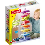 Quercetti: Torre a spirale con pista per biglie, set da 10 pezzi
