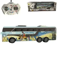 RC Autobus da Viaggio Cittadino con Telecomando e Luci 27MHz in Scala 1/32 25cm