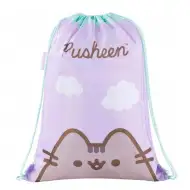 Sacca sportiva Pusheen lilla, 43x34 cm