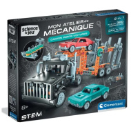 Scienza &amp; Gioco: Officina meccanica - Kit di costruzione per camion da trasporto - Clementoni