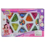 Serie Perline: Set di creazione di gioielli con oltre 50 perline colorate e ciondolo