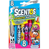 Set Scentos da 8 pennarelli profumati con effetto metallizzato