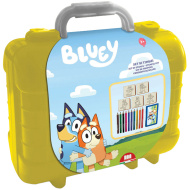 Set creativo di timbri Bluey in valigetta - Multiprint