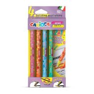 Set da 4 evidenziatori a doppia punta Switch - Carioca