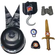 Set da 6 pezzi di accessori da pirata